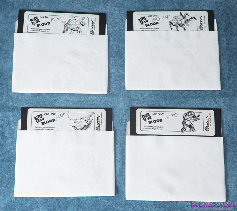 Bad Blood Package Contents: 5.25" disk - Photo Bad Blood Package Contents: 5.25" disk - Photo