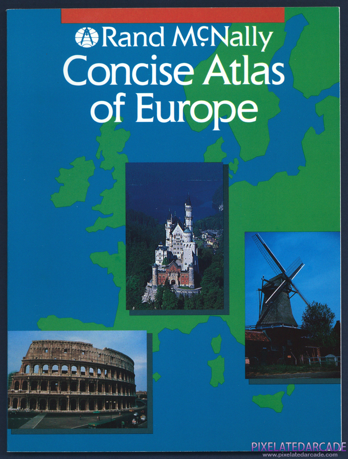 Where in Europe is Carmen Sandiego? Package Contents: Rand McNally Concise Atlas of Europe - Front Cover Where in Europe is Carmen Sandiego? Package Contents: Rand McNally Concise Atlas of Europe - Front Cover