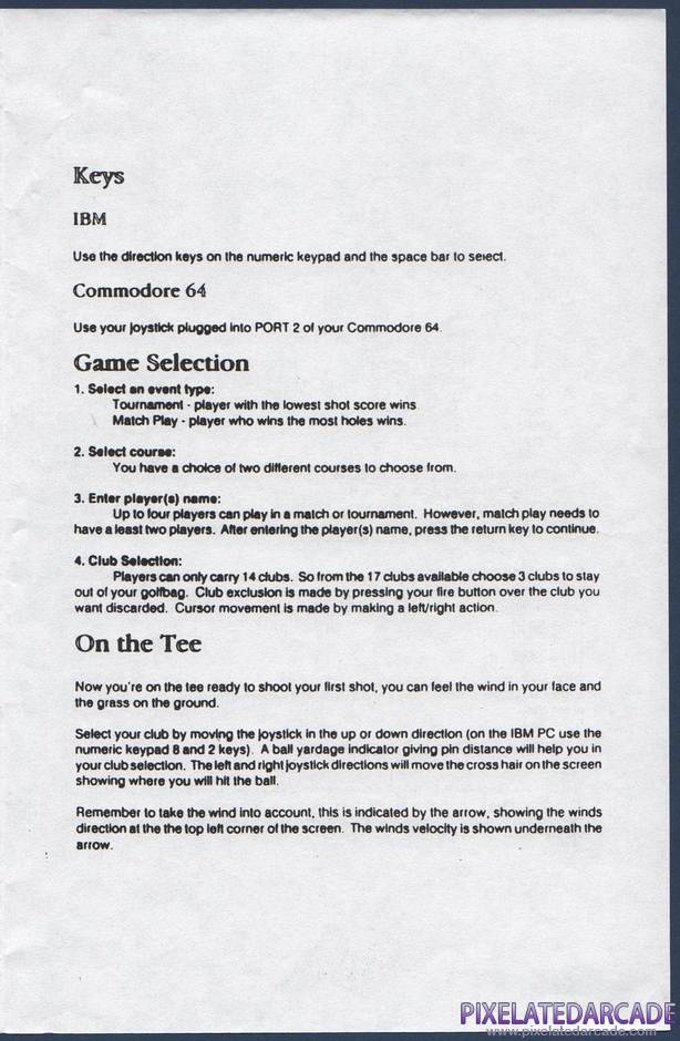 California Pro Golf Package Contents: Instruction manual - Page 3