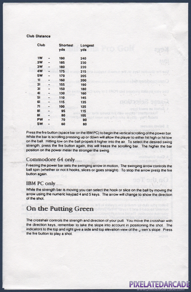 California Pro Golf Package Contents: Instruction manual - Page 4