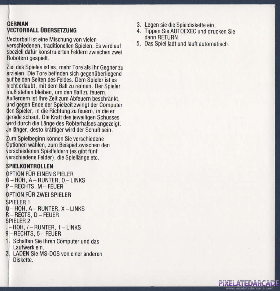 Vectorball Package Contents: Game instructions - Page 3 Vectorball Package Contents: Game instructions - Page 3