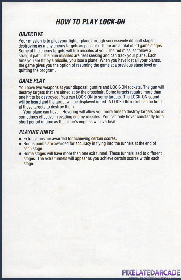 Lock-On Package Contents: Instruction manual - Page 2 Lock-On Package Contents: Instruction manual - Page 2