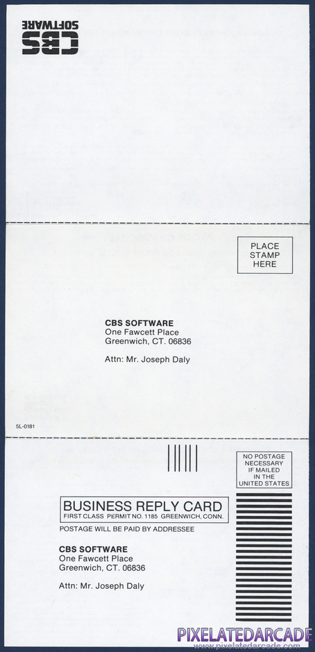 Ernie's Magic Shapes Package Contents: Warranty registration card - Front Ernie's Magic Shapes Package Contents: Warranty registration card - Front