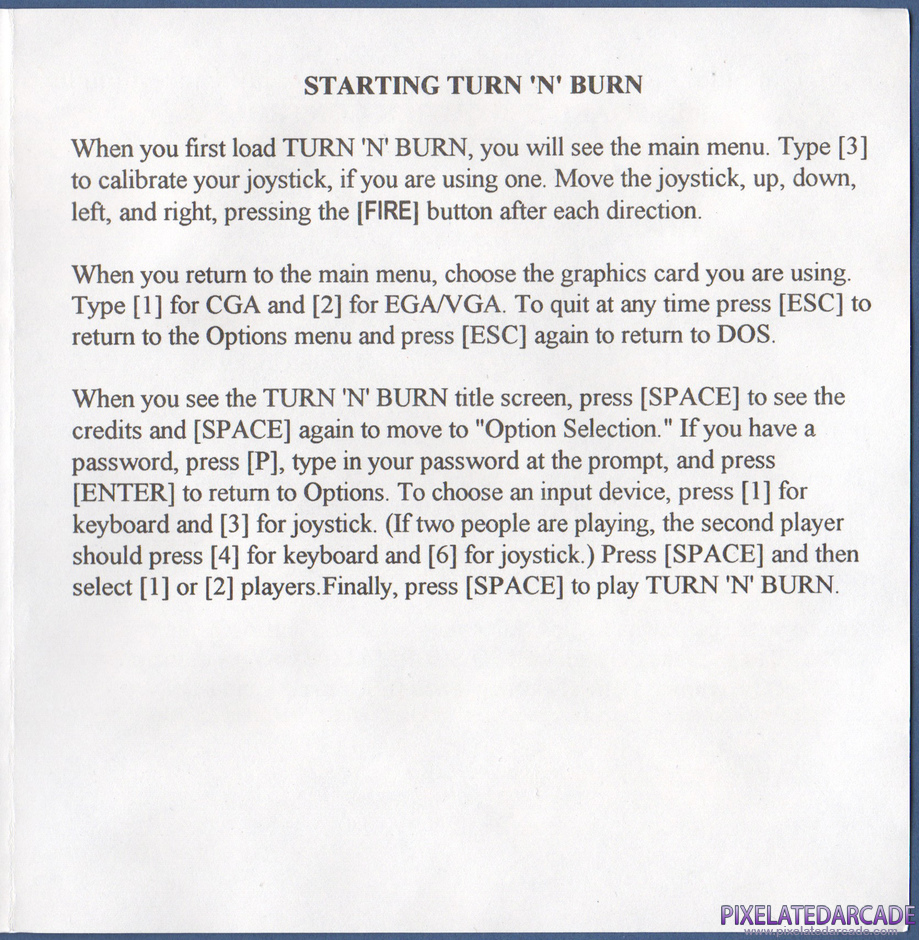 Turn n Burn Package Contents: Instruction manual - Page 3 Turn n Burn Package Contents: Instruction manual - Page 3