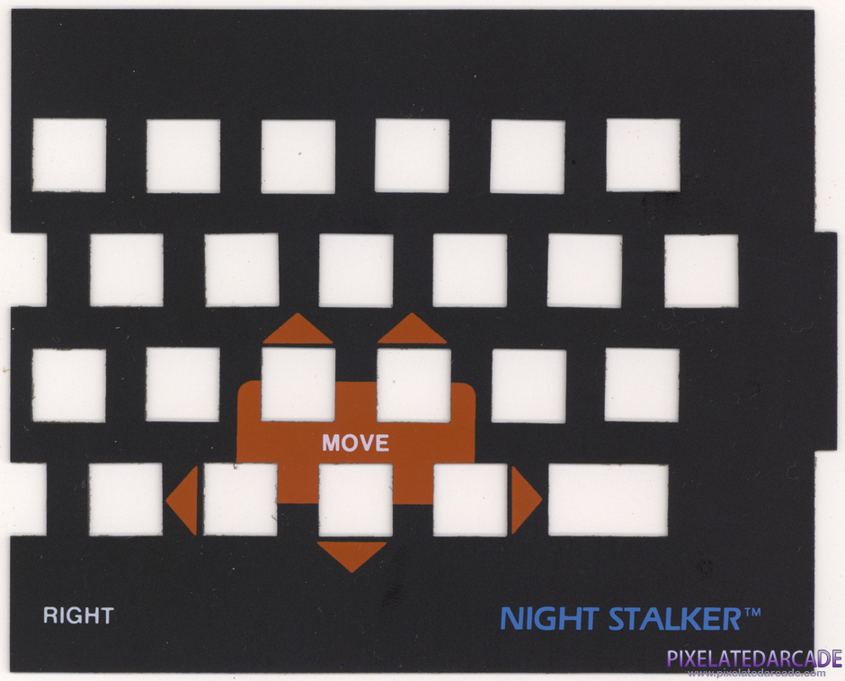 Night Stalker Package Contents: Keyboard overlay - Right Side Night Stalker Package Contents: Keyboard overlay - Right Side