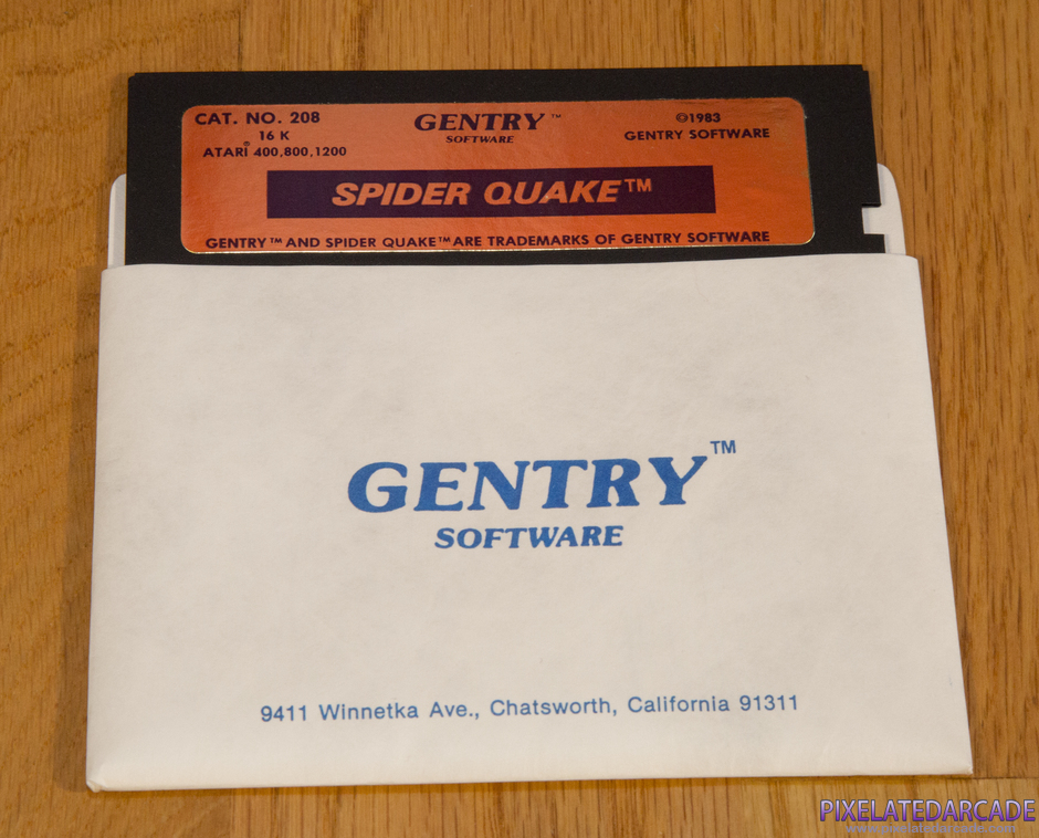 Spider Quake Package Contents: 5.25" disk - Photo 1 Spider Quake Package Contents: 5.25" disk - Photo 1