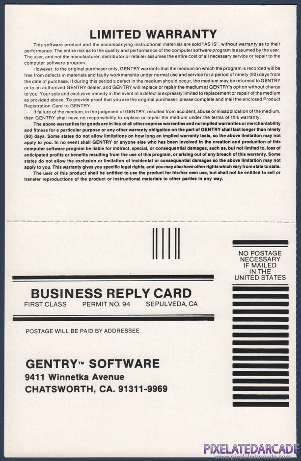 Spider Quake Package Contents: Instruction manual and registration card - Page 4 Spider Quake Package Contents: Instruction manual and registration card - Page 4