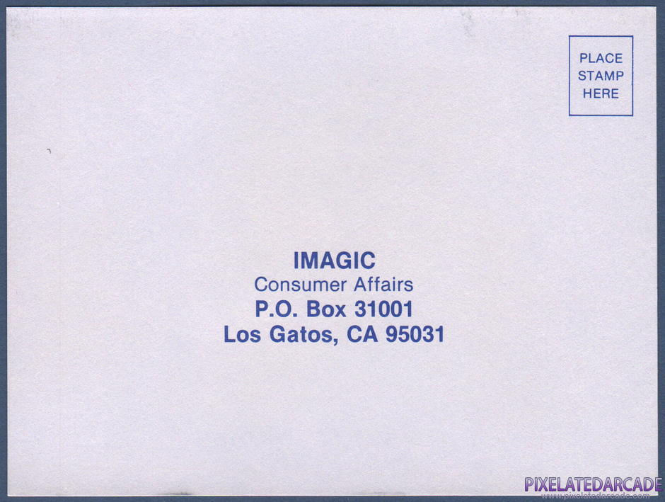 Atlantis Package Contents: Warranty registration card - Front Atlantis Package Contents: Warranty registration card - Front