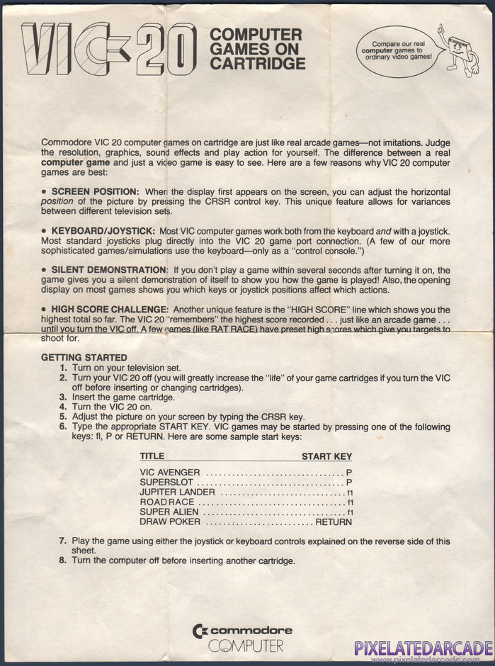 Cosmic Cruncher Package Contents: Instruction sheet - Front Cosmic Cruncher Package Contents: Instruction sheet - Front