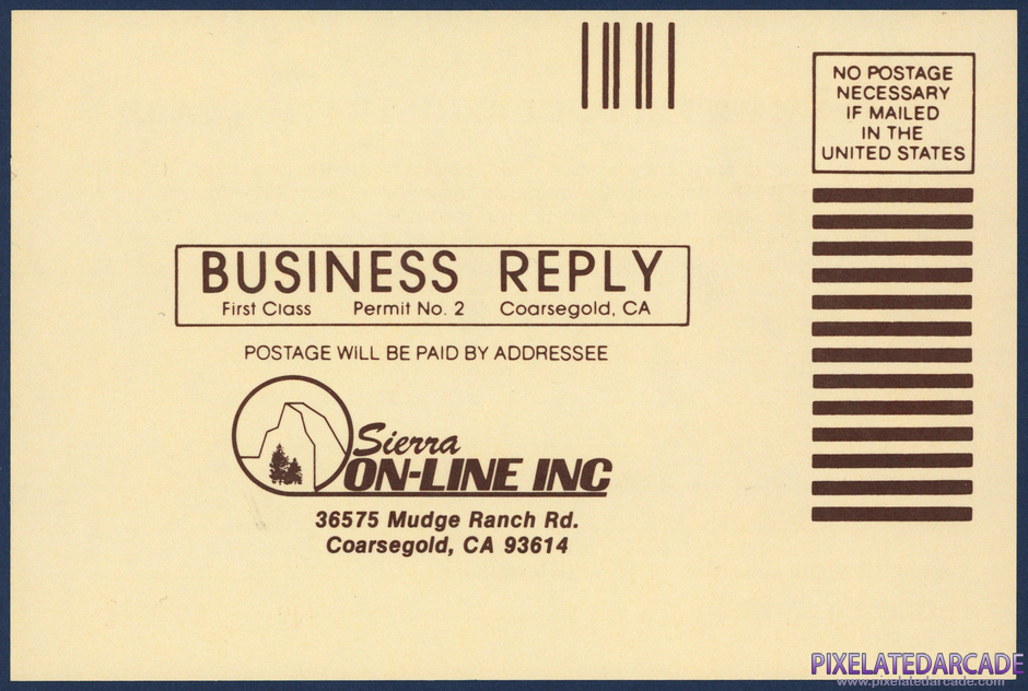 Jawbreaker II Package Contents: Warranty registration card - Front