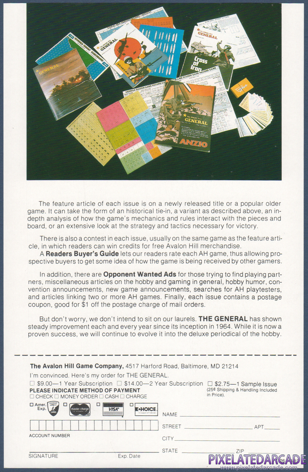 Moon Patrol Package Contents: The General magazine advertisement - Back Moon Patrol Package Contents: The General magazine advertisement - Back