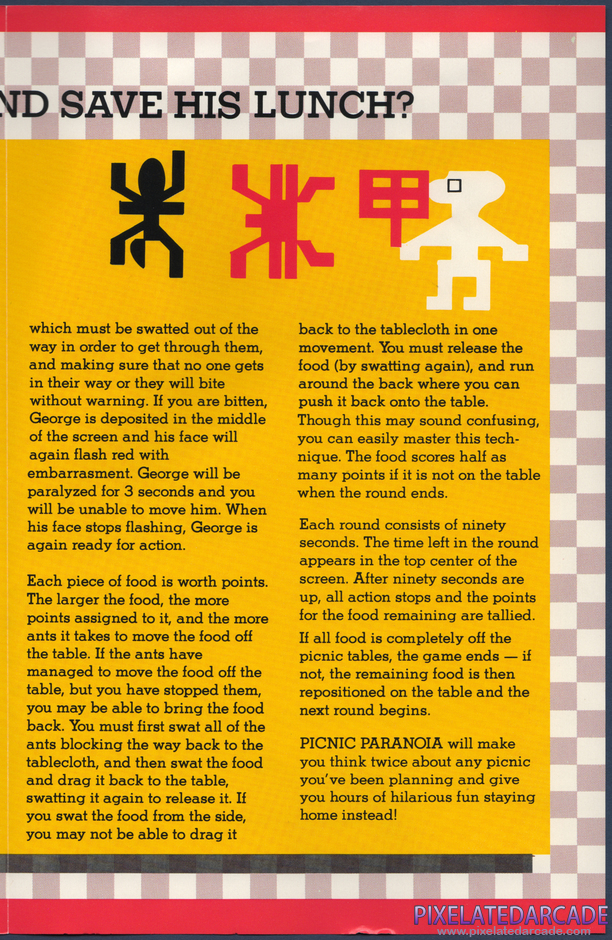 Picnic Paranoia Package Contents: Instruction manual - Page 3