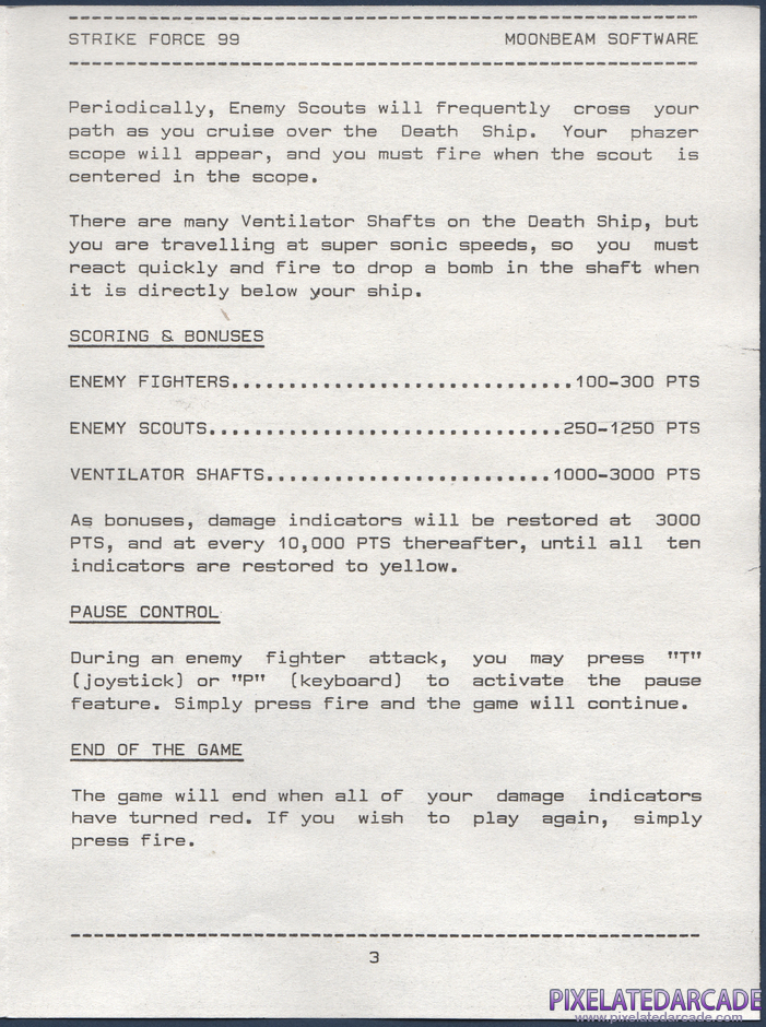 Strike Force 99 Package Contents: Instruction manual - Page 3 Strike Force 99 Package Contents: Instruction manual - Page 3