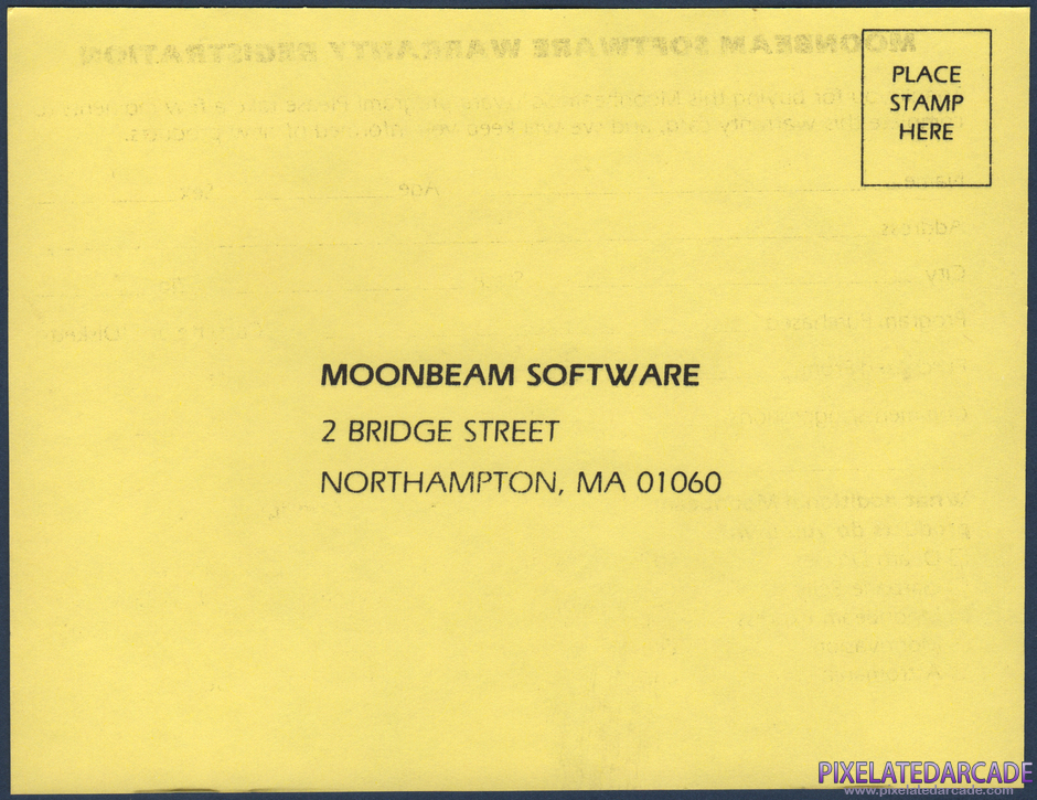 Strike Force 99 Package Contents: Warranty registration card - Front