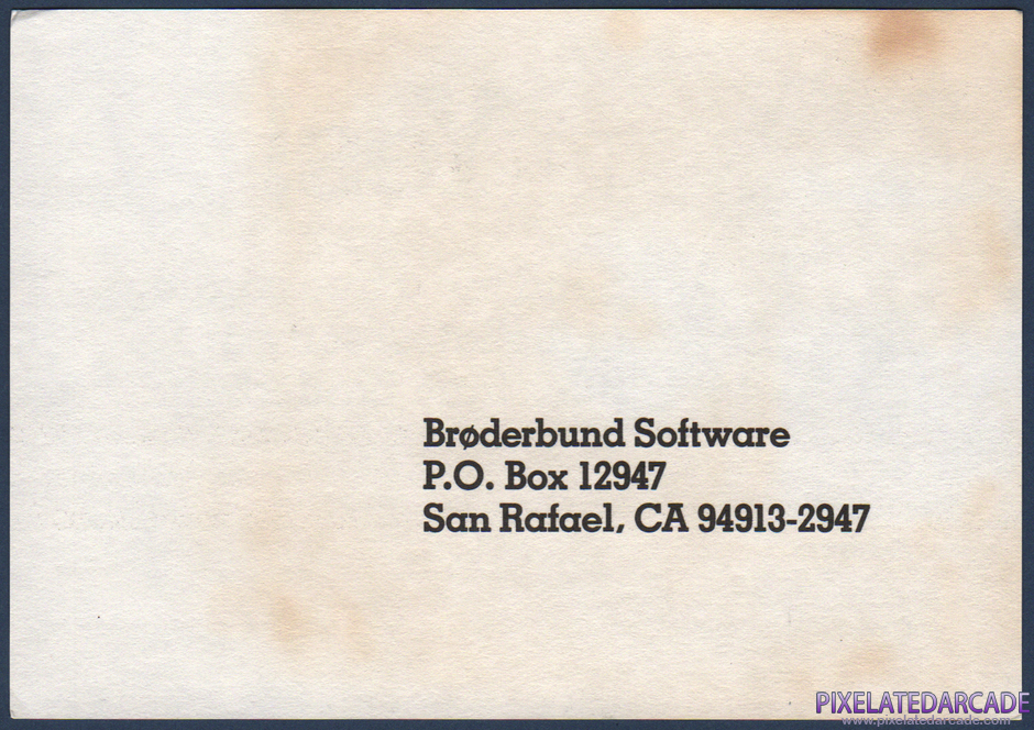 Star Wars Package Contents: Brøderbund software catalog request form - Front Star Wars Package Contents: Brøderbund software catalog request form - Front