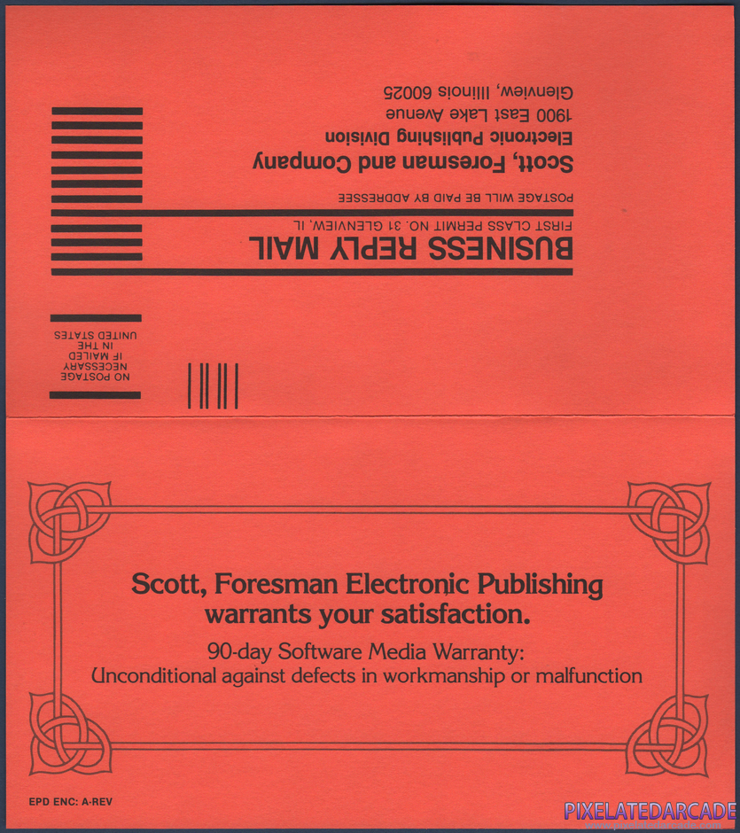 Star Maze Package Contents: Warranty registration card - Front