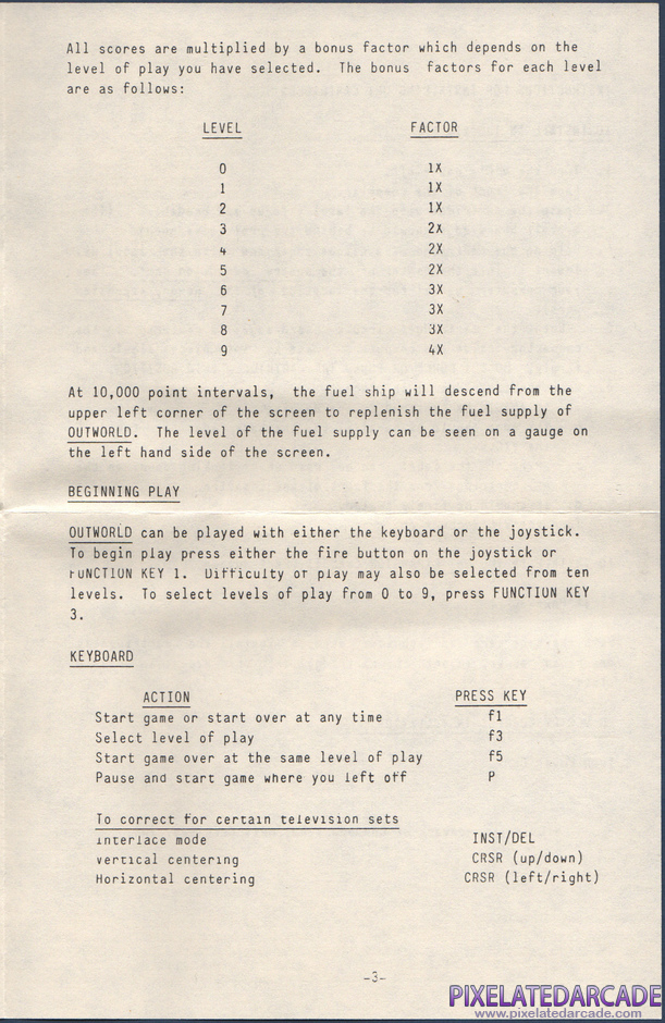 Outworld Package Contents: Instruction manual - Page 3 Outworld Package Contents: Instruction manual - Page 3