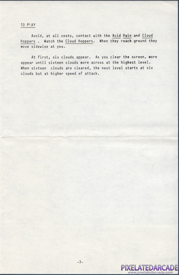 Cloudburst Package Contents: Instruction manual - Page 3 Cloudburst Package Contents: Instruction manual - Page 3