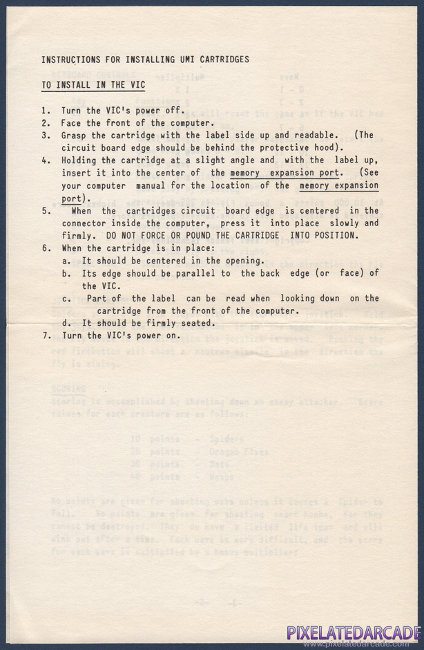 Spiders of Mars Package Contents: Instruction manual - Page 4 Spiders of Mars Package Contents: Instruction manual - Page 4