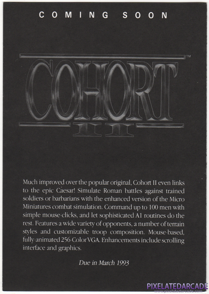 Caesar Package Contents: Impressions game advertisements - Page 4