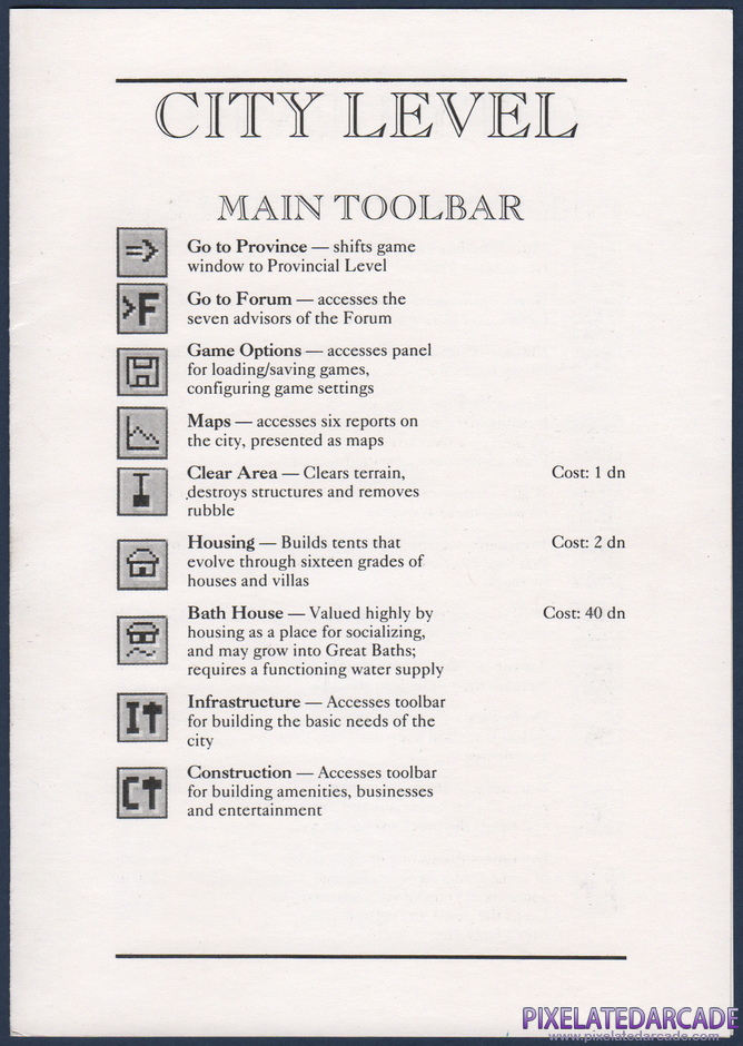 Caesar Package Contents: Toolbar reference card - Page 1 Caesar Package Contents: Toolbar reference card - Page 1