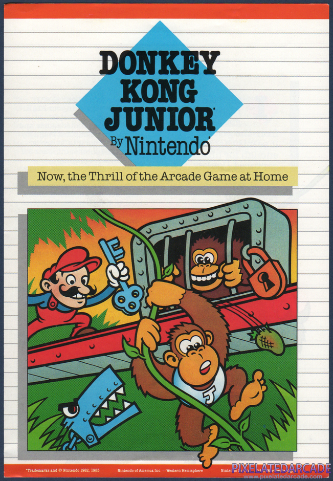 Donkey Kong Junior Package Contents: Instruction manual - Page 1 Donkey Kong Junior Package Contents: Instruction manual - Page 1