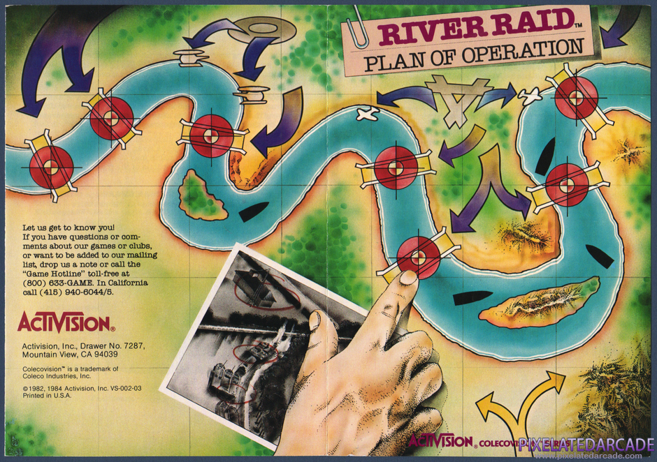 River Raid Package Contents: Instruction manual - Front / Back River Raid Package Contents: Instruction manual - Front / Back