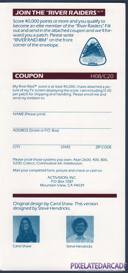 River Raid Package Contents: Instruction manual - Page 3 River Raid Package Contents: Instruction manual - Page 3