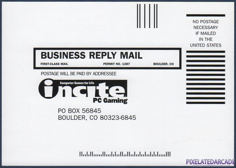 Avalon Hill's Diplomacy Package Contents: Incite magazine order form - Front Avalon Hill's Diplomacy Package Contents: Incite magazine order form - Front