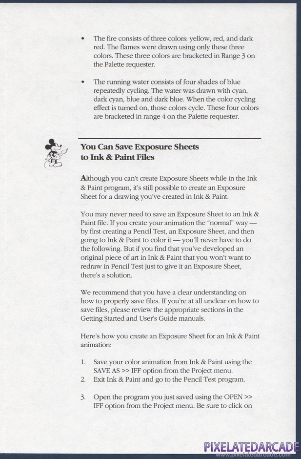 The Animation Studio Package Contents: User guide addendum - Page 3 The Animation Studio Package Contents: User guide addendum - Page 3