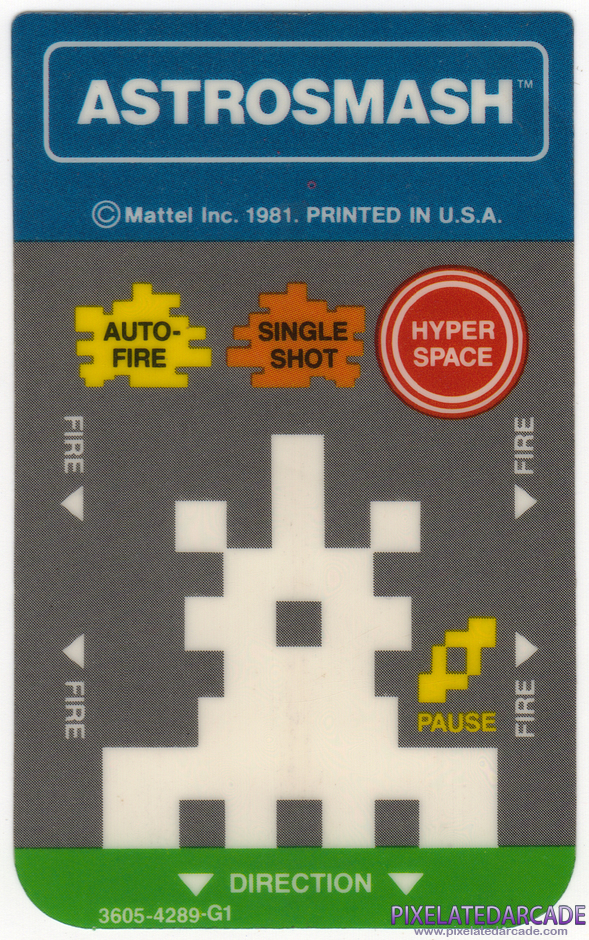 Astrosmash Package Contents: Controller overlay
