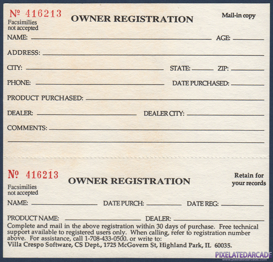 Ruckus Poker Package Contents: Warranty registration card - Back Ruckus Poker Package Contents: Warranty registration card - Back