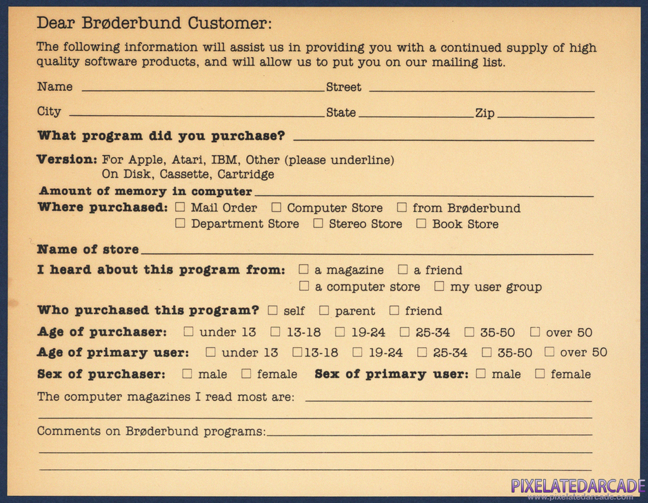 Serpentine Package Contents: Warranty registration card - Back Serpentine Package Contents: Warranty registration card - Back