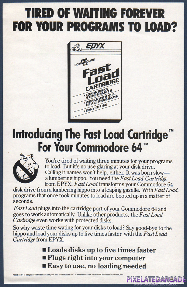 Ballblazer Package Contents: Epyx fast load cartridge advertisement Ballblazer Package Contents: Epyx fast load cartridge advertisement