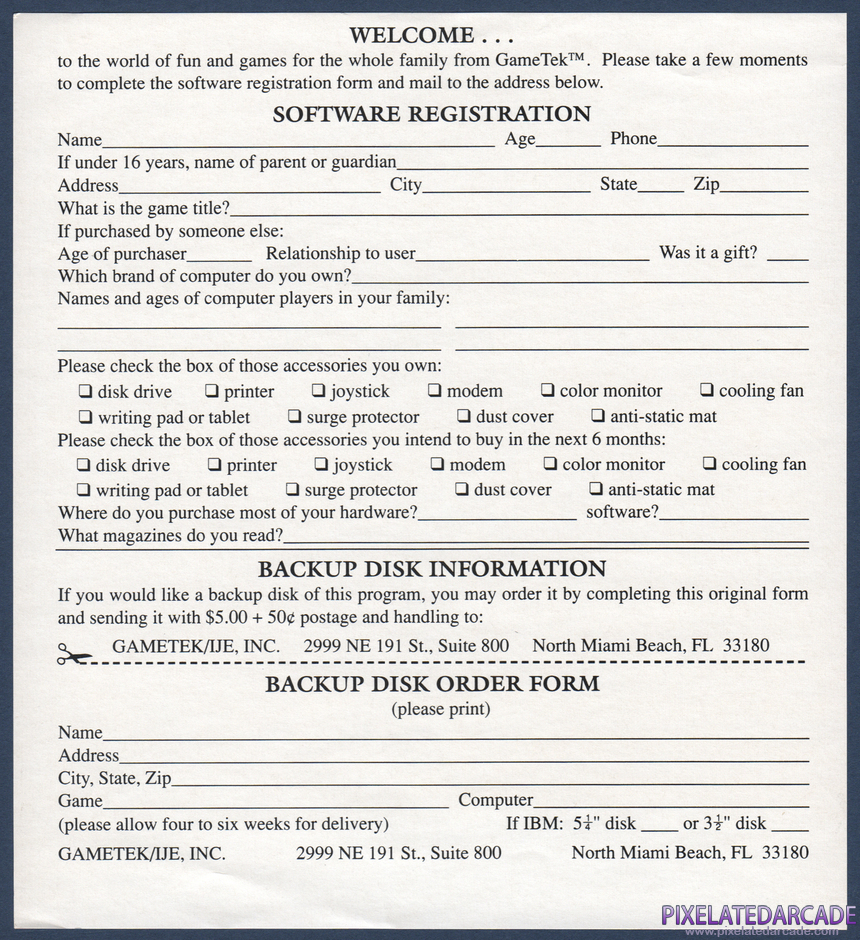 Go to the Head of the Class Package Contents: Warranty registration card Go to the Head of the Class Package Contents: Warranty registration card
