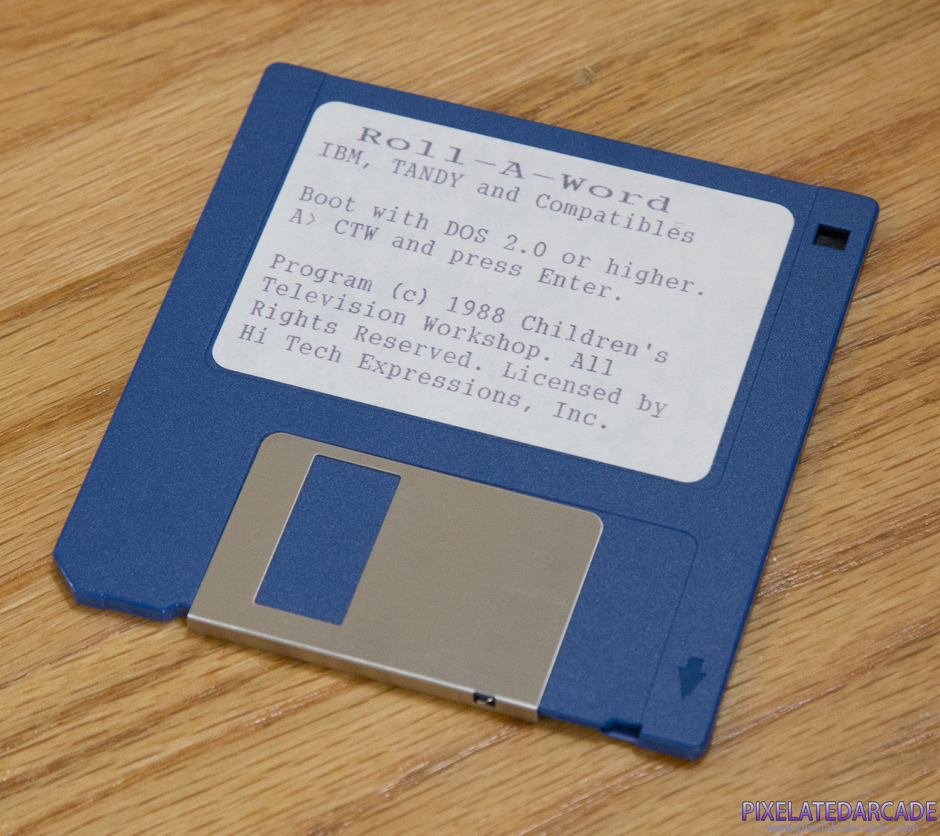 Roll-A-Word Package Contents: 3.5" disk - Photo Roll-A-Word Package Contents: 3.5" disk - Photo