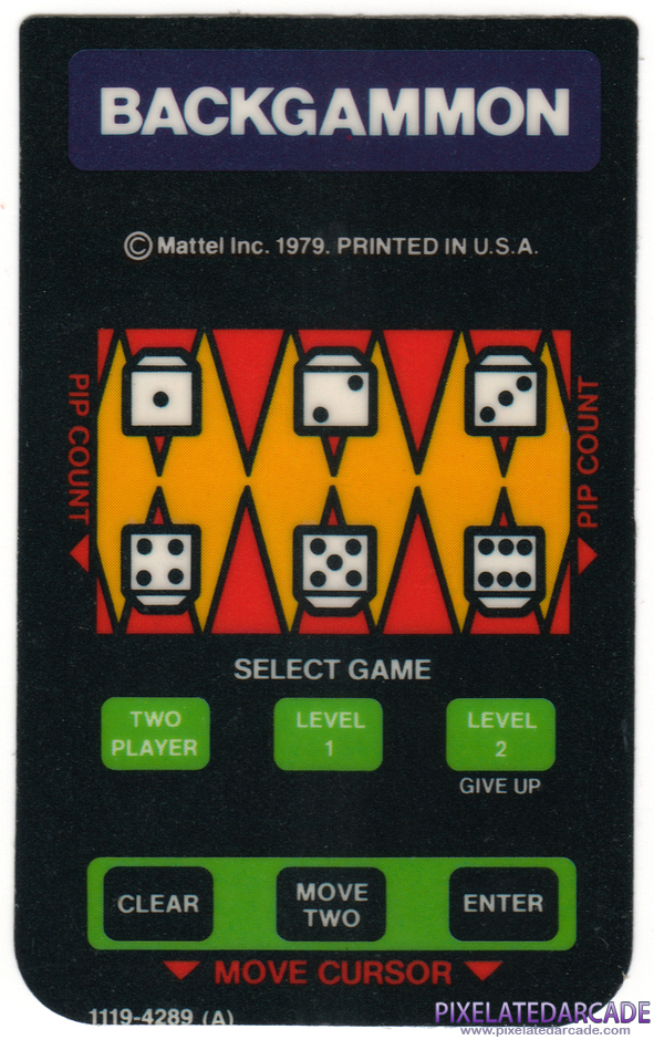 ABPA Backgammon Package Contents: Controller overlay - Scan ABPA Backgammon Package Contents: Controller overlay - Scan