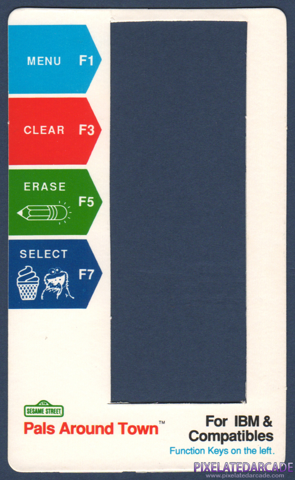 Sesame Street Learning Library: Volume Two Package Contents: Pals Around Town keyboard overlay - Scan Sesame Street Learning Library: Volume Two Package Contents: Pals Around Town keyboard overlay - Scan