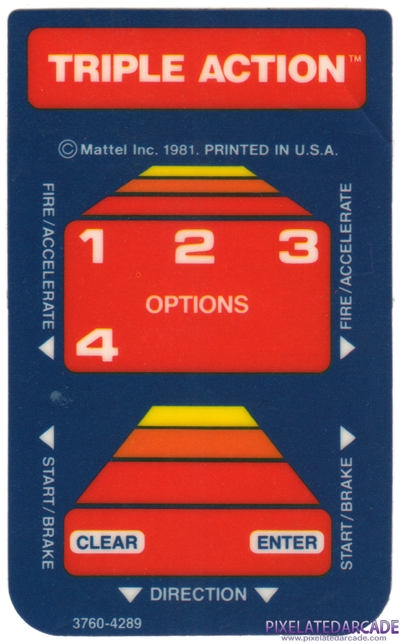 Triple Action Package Contents: Controller overlay Triple Action Package Contents: Controller overlay