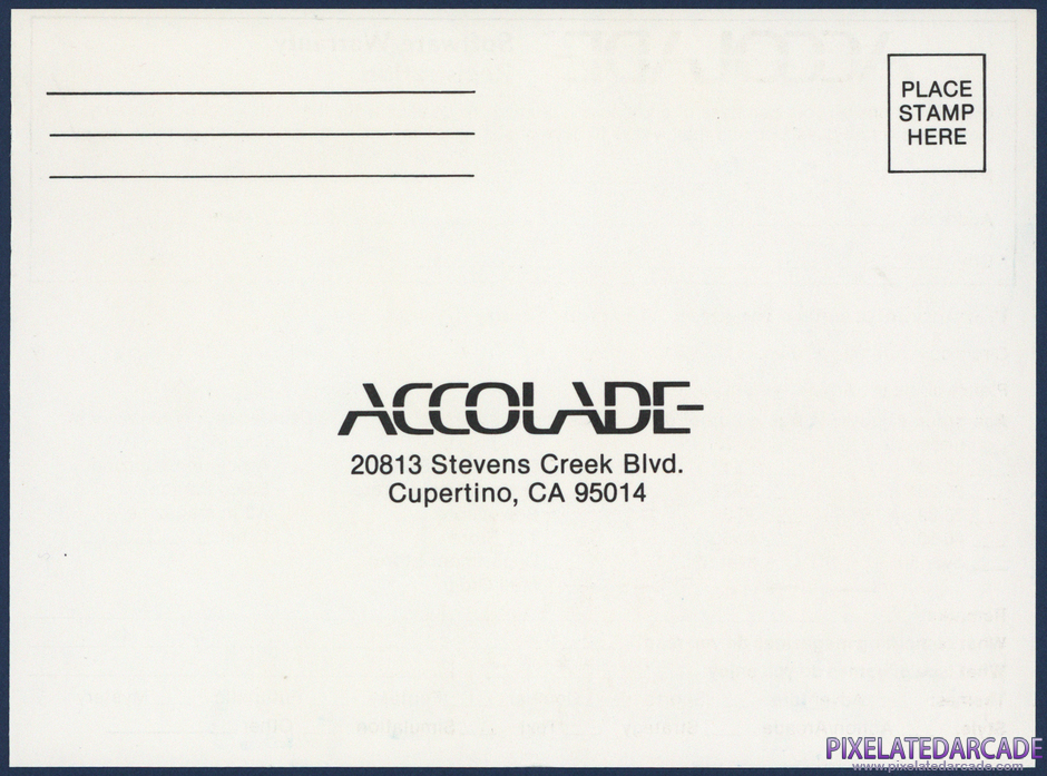 Mean 18 Famous Course Disk Volume II Package Contents: Warranty registration card - Front Mean 18 Famous Course Disk Volume II Package Contents: Warranty registration card - Front