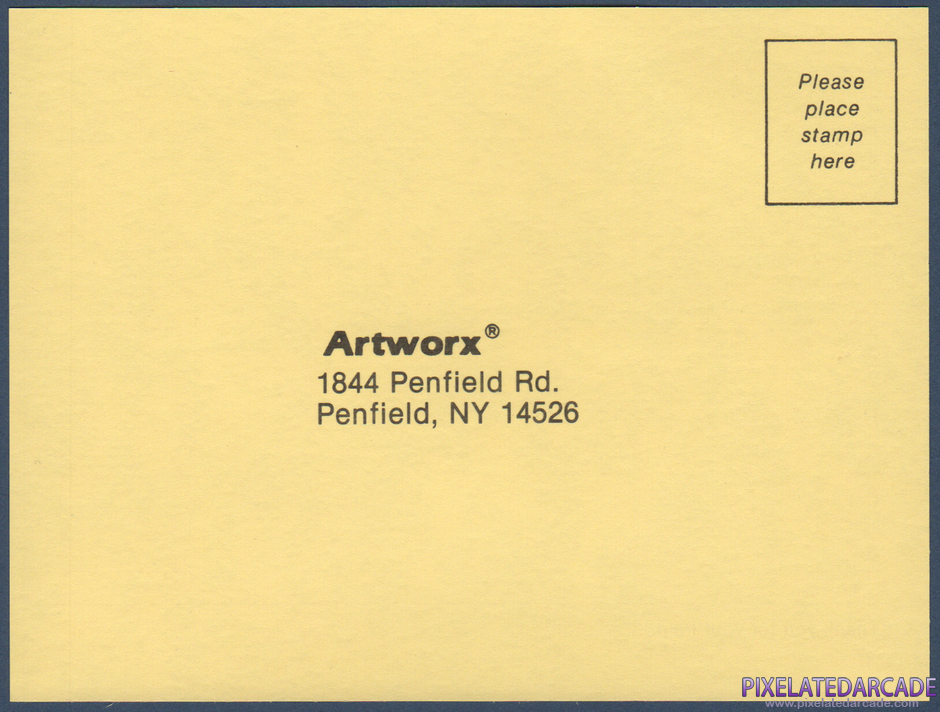 Hotel Alien Package Contents: Warranty registration card - Front