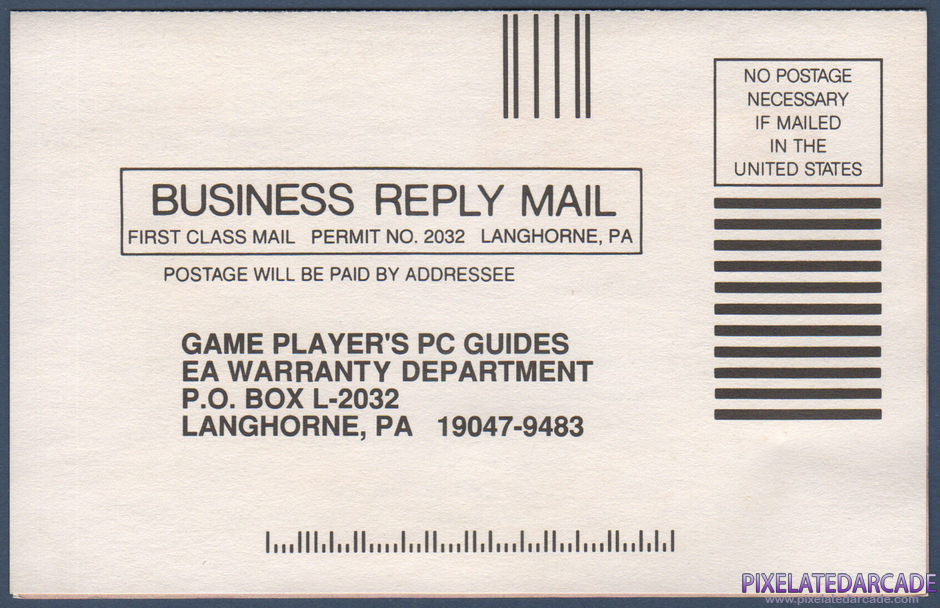 Low Blow Package Contents: Game Player's PC Guides order form - Back Low Blow Package Contents: Game Player's PC Guides order form - Back