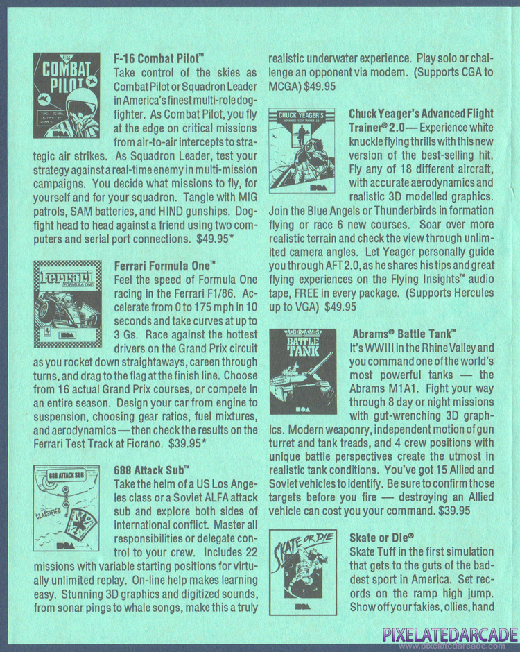 Low Blow Package Contents: Electronic Arts product advertisement - Page 2