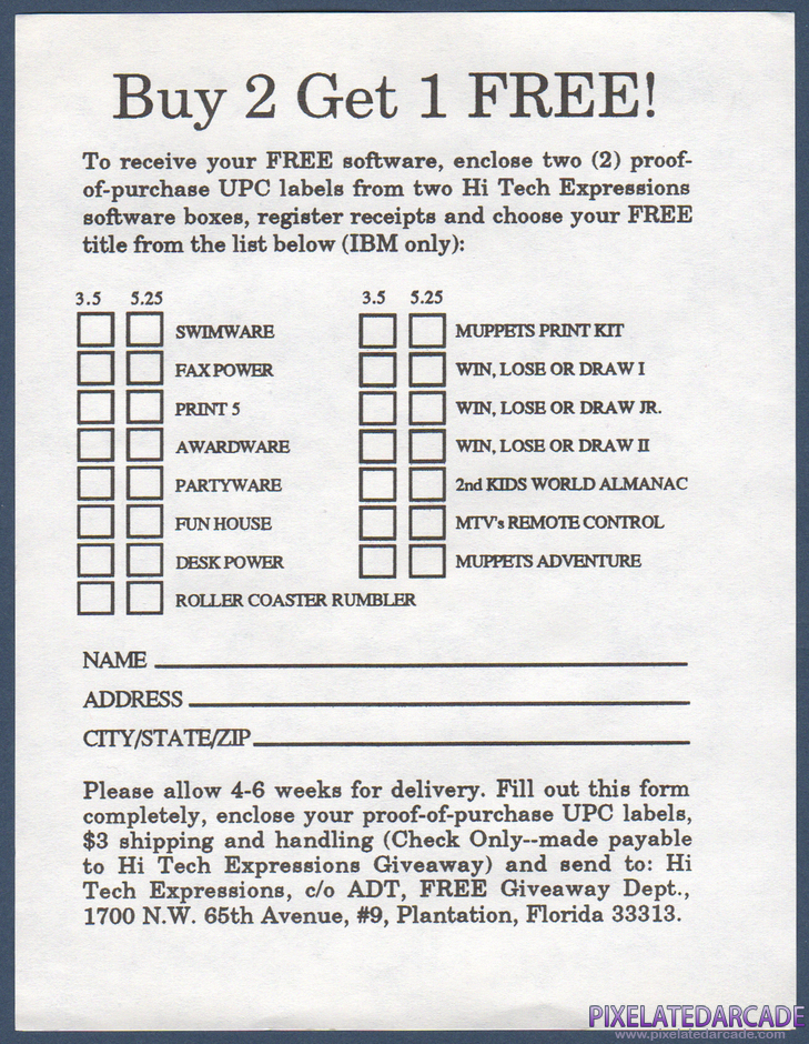 Gremlins 2: The New Batch Package Contents: Hi-Tech Expressions Buy 2 Get 1 Free coupon Gremlins 2: The New Batch Package Contents: Hi-Tech Expressions Buy 2 Get 1 Free coupon