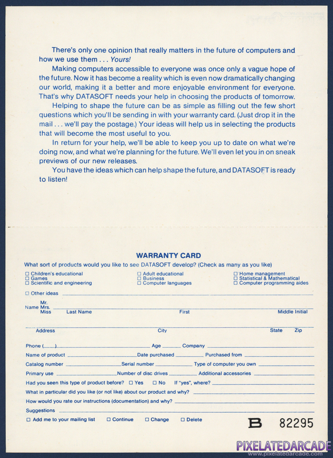 Pacific Coast Highway Package Contents: Warranty registration card - Inside Pacific Coast Highway Package Contents: Warranty registration card - Inside