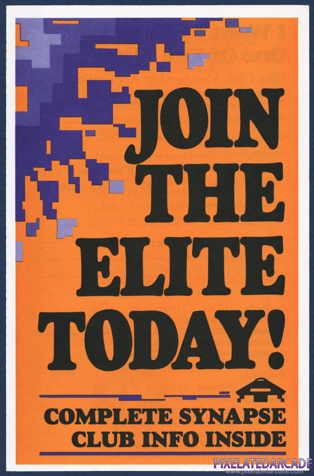 Dimension X Package Contents: Synapse Software Elite Club registration card - Front Dimension X Package Contents: Synapse Software Elite Club registration card - Front
