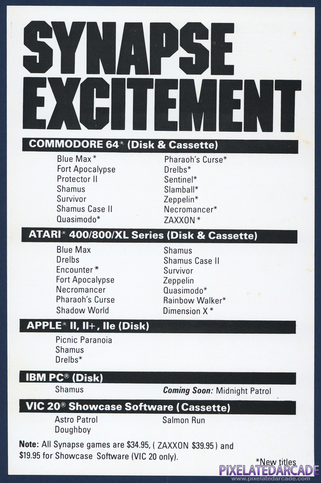 Dimension X Package Contents: Synapse Software order form - Front Dimension X Package Contents: Synapse Software order form - Front