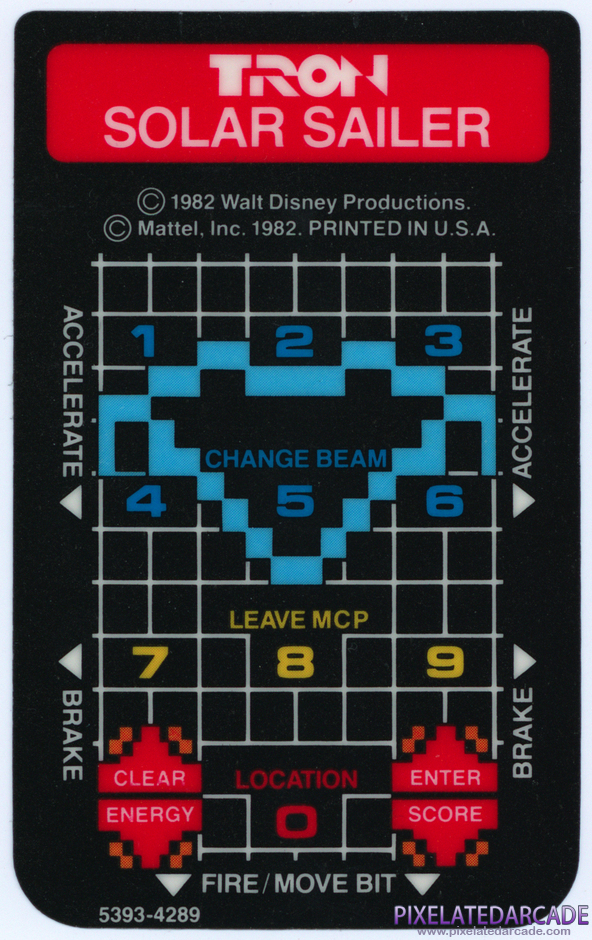 TRON: Solar Sailer Package Contents: Controller overlay TRON: Solar Sailer Package Contents: Controller overlay