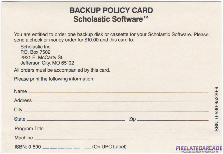 Bannercatch Package Contents: Backup policy card Bannercatch Package Contents: Backup policy card