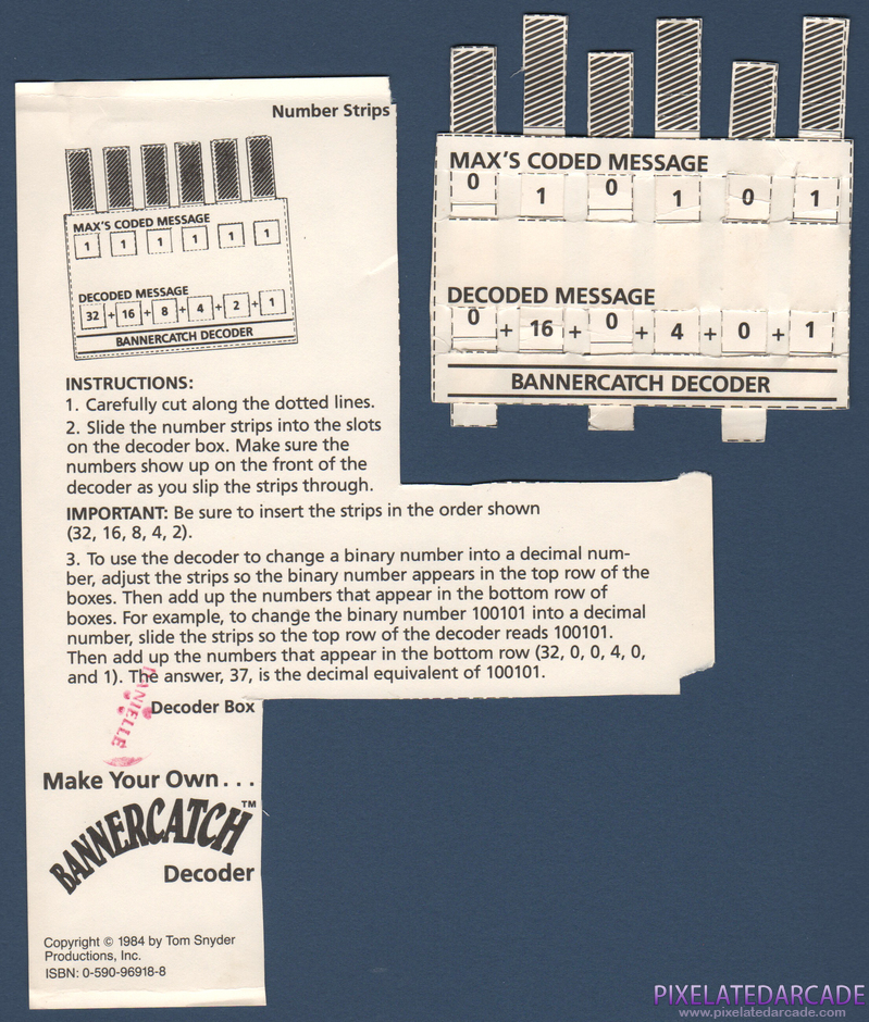 Bannercatch Package Contents: Decoder